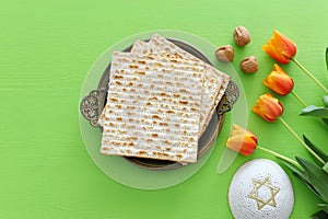 Pesah celebration concept jewish Passover holiday.