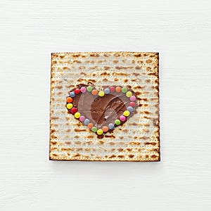 Pesah celebration concept jewish Passover holiday.