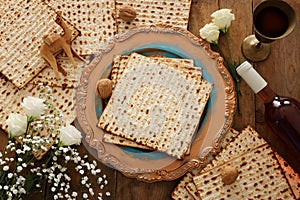 Pesah celebration concept jewish Passover holiday