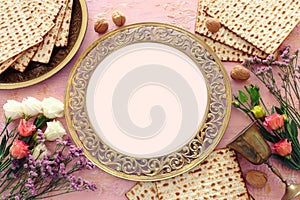 Pesah celebration concept jewish Passover holiday