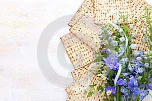 Pesah celebration concept jewish Passover holiday