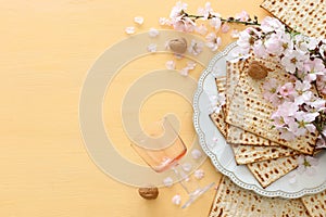 Pesah celebration concept jewish Passover holiday