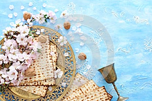 Pesah celebration concept jewish Passover holiday