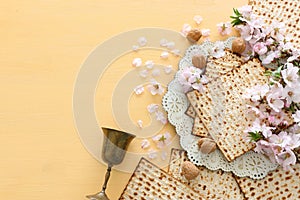 Pesah celebration concept jewish Passover holiday