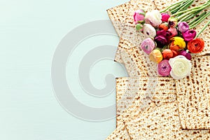 Pesah celebration concept jewish Passover holiday