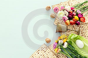 Pesah celebration concept jewish Passover holiday