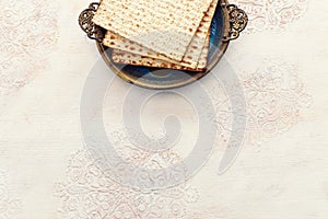 Pesah celebration concept jewish Passover holiday