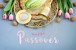 Pesah celebration concept (jewish Passover holiday