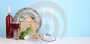 Pesah celebration concept (jewish Passover holiday