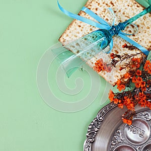 Pesah celebration concept (jewish Passover holiday)