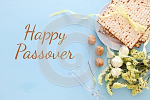 Pesah celebration concept & x28;jewish Passover holiday& x29;