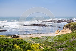 Pescadero State Beach, Pacific Ocean Coastline, California