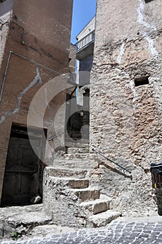 Pesche - Scaletta del centro storico