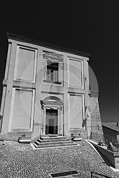 Pescopennataro, Molise. The church of San Bartolomeo Apostolo