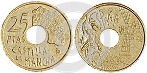 Peseta coin