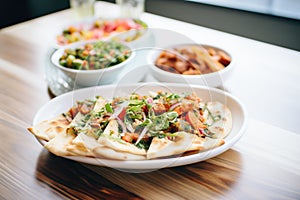 peshwari naan variety with different stuffings photo