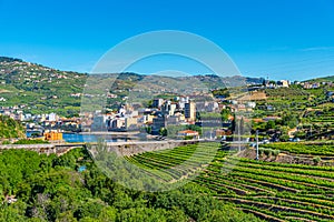 Peso da Regua town at the douro valley in Portugal