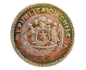 100 Pesos narrow year coin, 1975~Today - Pesos CLP serie, Bank of Chile photo