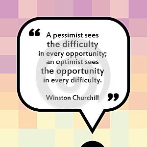 Pessimist and optimist