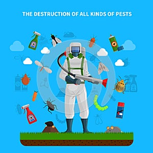 Pest Control Concept photo