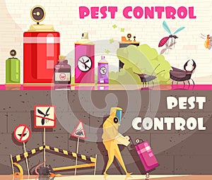 Pest Control Horizontal Banners