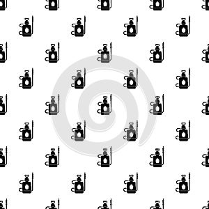 Pest control poison pattern vector seamless