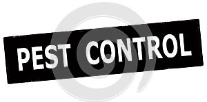 Stamp with text Pest control