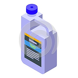 Pesticide canister icon isometric vector. Chemical garden