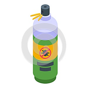 Pesticide sprayer balloon icon isometric vector. Chemical spray