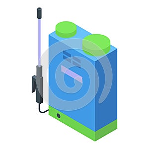 Pesticide sprayer icon isometric vector. Chemical spray