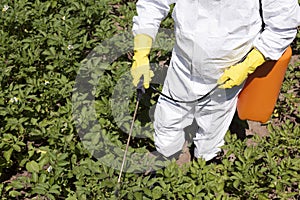 Pesticide spraying