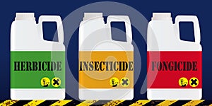 Pesticides used in agriculture and environmental problems photo