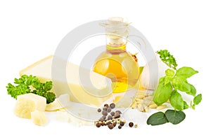 Pesto ingredients