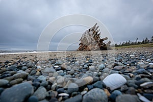 Pesuta Shipwreck on Haida Gwaii