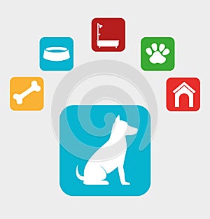 Pet and animal icon