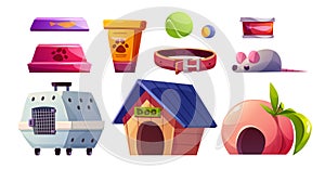 Pet animal shop interior isolated vector clipart