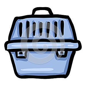Pet Carrier - Hand Drawn Doodle Icon