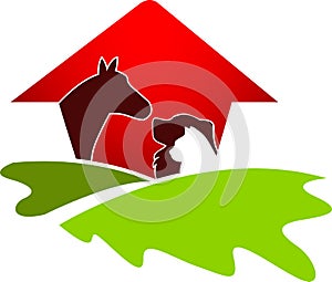 Pet house logo