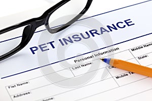 Pet insurance form