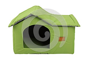 Pet kennel, fabric nest house for small dogs and cats, isolated white background. Clipping path