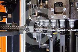 PET Preform in PET bottles blowing.