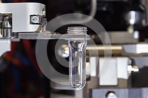 PET Preform in PET bottles blowing.