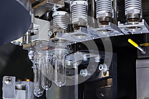 PET Preform in PET bottles blowing.