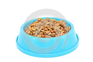 Pet's food (cat, dog, etc.); isolated over whte