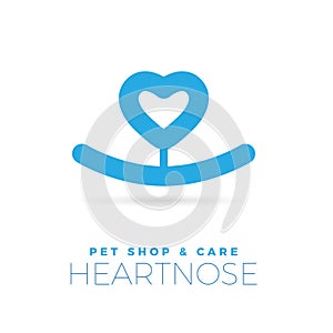 Pet shop and care SIMPLE LOGO ICON SYMBOL TEMPLATE