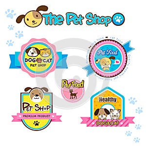 Pet shop labels