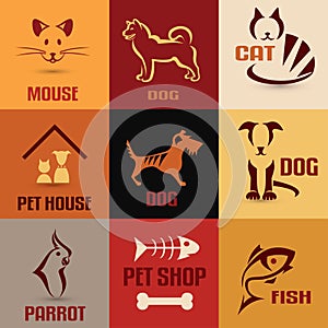 Pet symbol collection