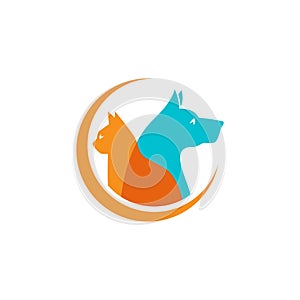 Pet and Veterinarian Logo ,animal lover group