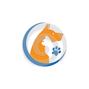 Pet and Veterinarian Logo ,animal lover group