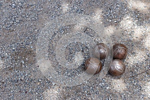 Petanque sport for match